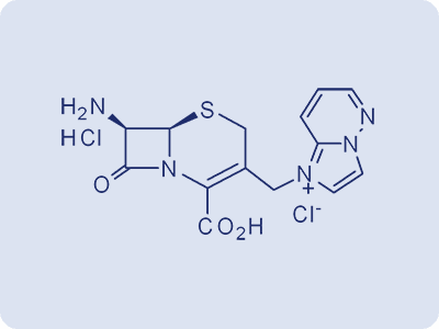 1-[[(6R,7R)-7-Amino-2-carboxy-8-oxo-5-thia-1-azabicyclo[4.2.0]oct-2-en-3-yl] methyl] imidazo[1,2-b]pyridazinium chloride monohydrochloride